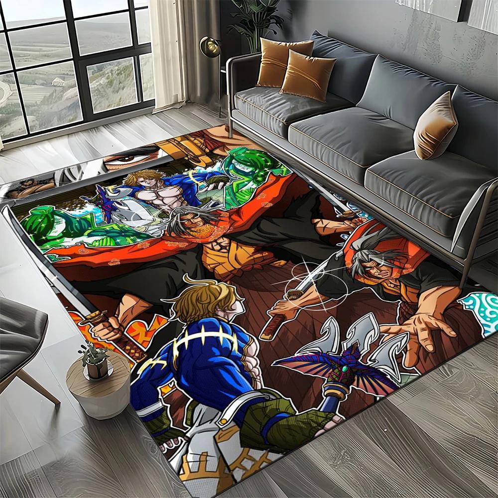 New Style Record of Ragnarok Cartoon Anime Carpet Rug for Living Room Bedroom Home Sofa Decoration,Kids Non-slip Floor Mat