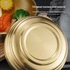 Golden Korean Stainless Steel Noodle Bowl