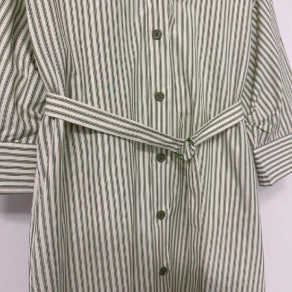New Arrivals Open Run Stripe Shirt Dress With Belt