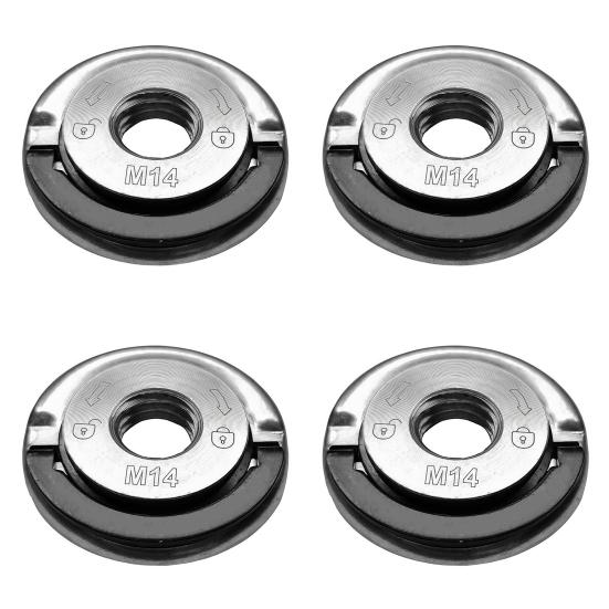 Winkelschleifer Flansch Sicherungsmutter Gewinde Winkelschleifer Flanschmutter Schnellwechsel Tragbare Sicherungsplatte Spannfuttermutter Ersatzteil