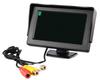 Inch Mini LCD Direct Power Backup Camera Control Compatible with Both 12V and 24V A0161 4.3 On-dash Monitor, Supply, Input,