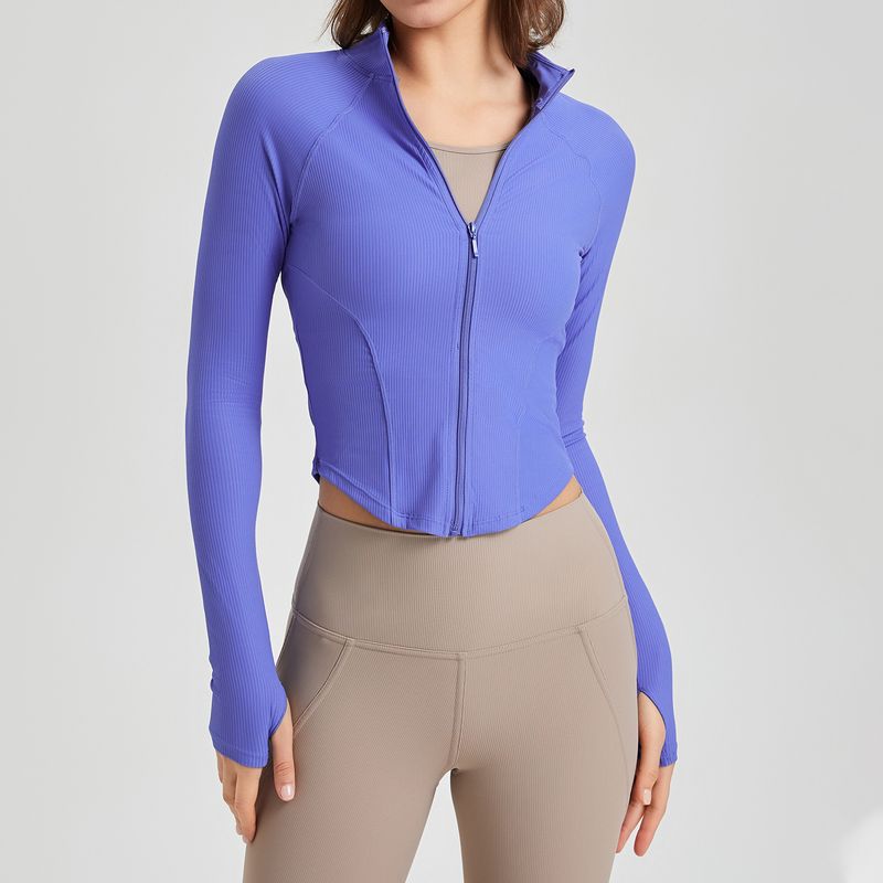 

Shaping Women s Long-Sleeved Zipper Hooded Comfortable Yoga Clothes Wild Green Tree L