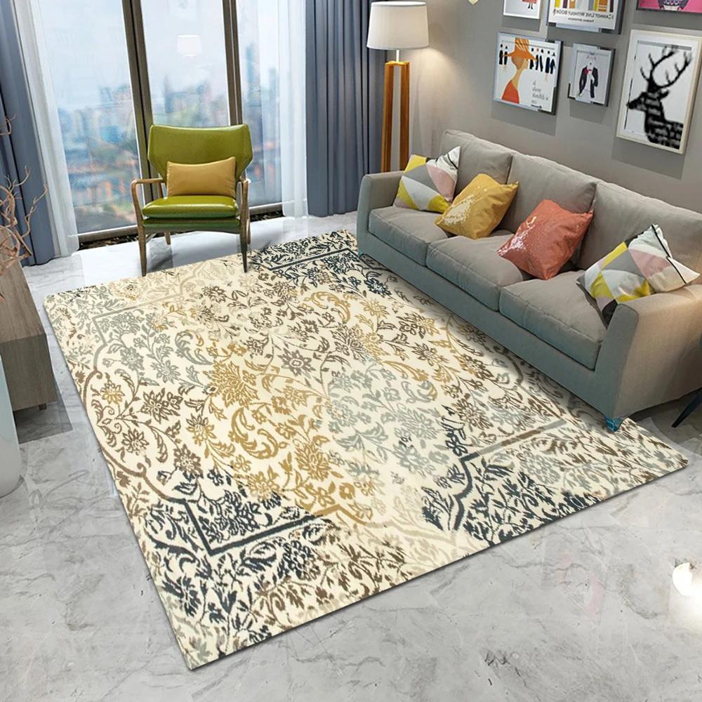 Sofa Coffee Table Carpet Nordic Style Large Area Rug Soft Bedroom Non-Slip Floor Mat Modern Simple Living Room Decorated Carpets