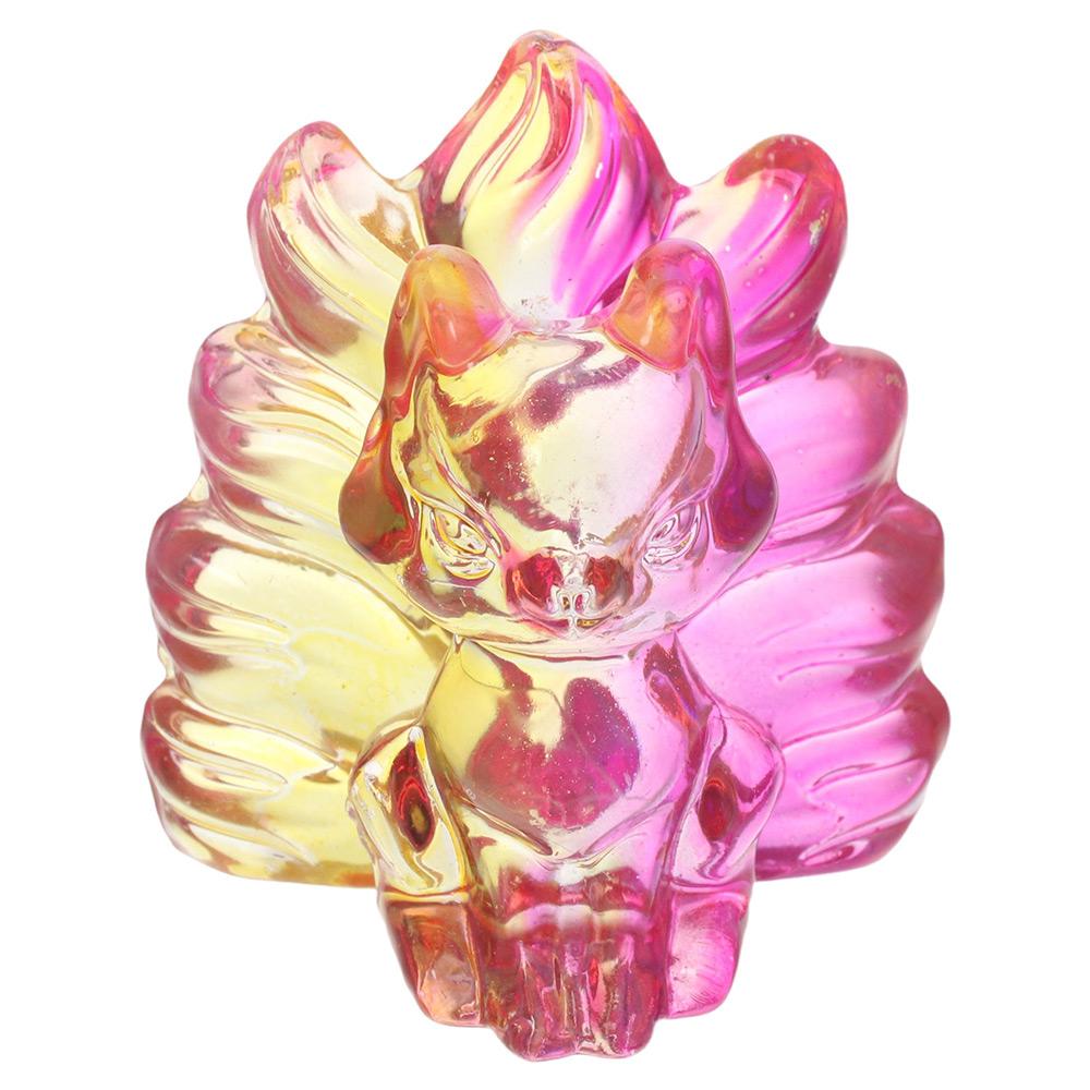 Colorful Crystal Fox Ornament Crystal Pretty Glass Ornament Fashion Fox Ornament Home