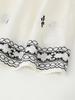 Spring/Summer 2025 Women's Casual Embroidered Long Sleeve Tie-Up Shirt 4387051