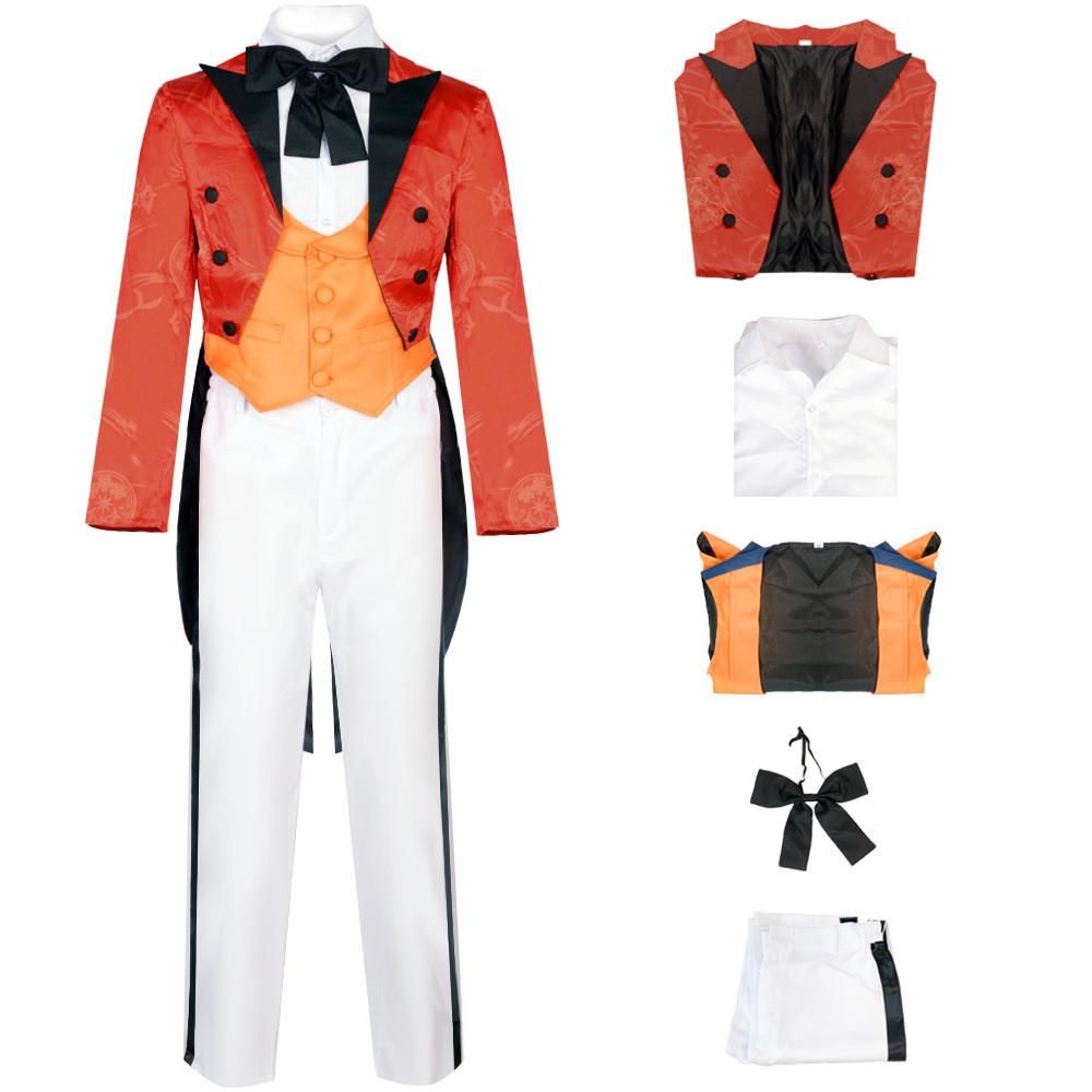 Gotham Joker Jerome Valeska Cosplay Costume With Spandex Fabric For Halloween And Role Play S