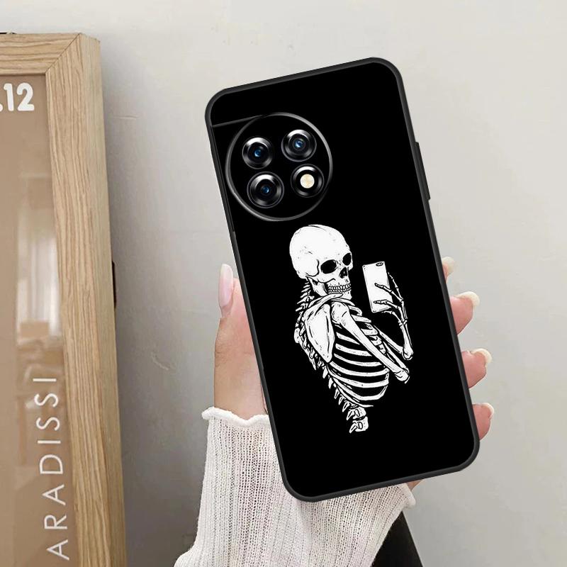 Aesthetics Skeleton Case For OnePlus Nord CE 5 2 3 4 Lite N20 N30 OnePlus 15 13 12 10 R 13T 10T 11 9 10 Pro Cover
