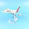 A380 Plane Airplane Model 16cm Qantas Airbus A380 Aircraft Diecast Metal Airplanes 1:400 Metal Home Decoration Ornaments Gift