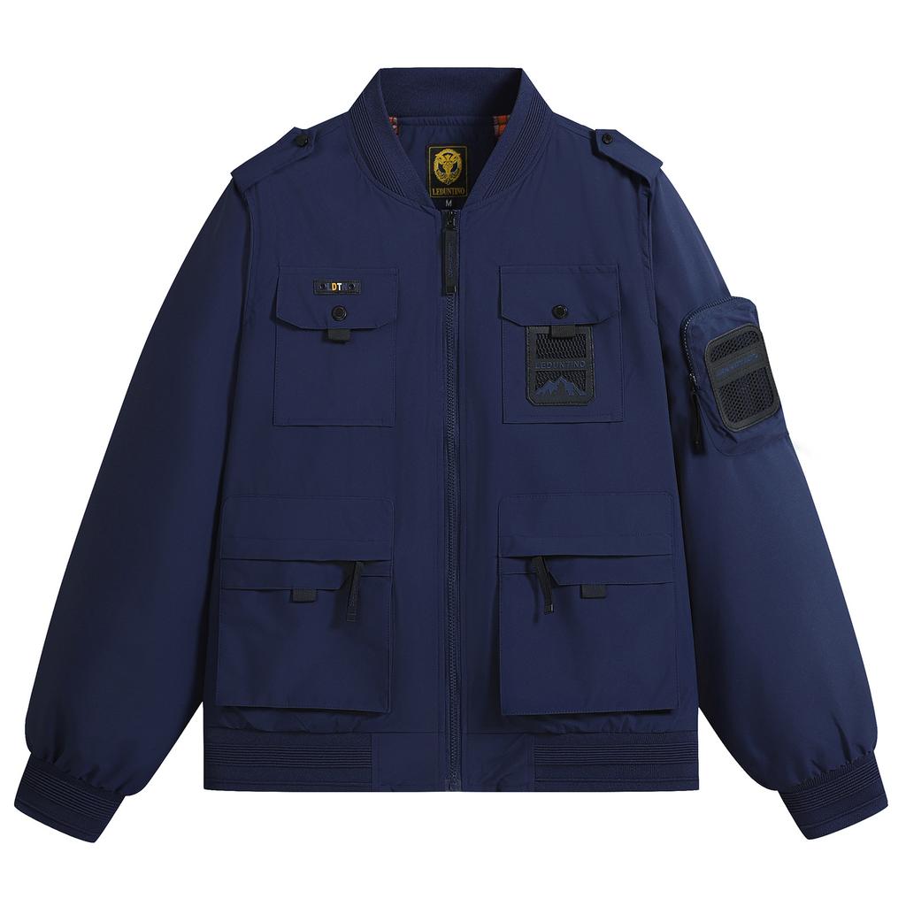 New Multi-pocket Jacket Men's Outdoor Military Workwear Large-size Men's Jacket Jacket