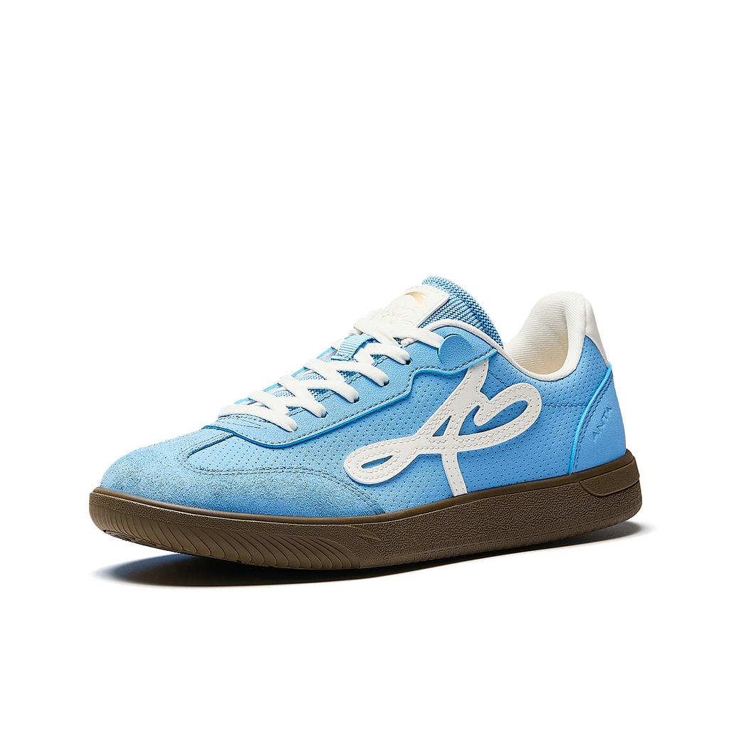 Anta Manchester Dance Slip Resistant Abrasion Resistant Low top Skateboard Shoes Women's Blue White 922618009-8