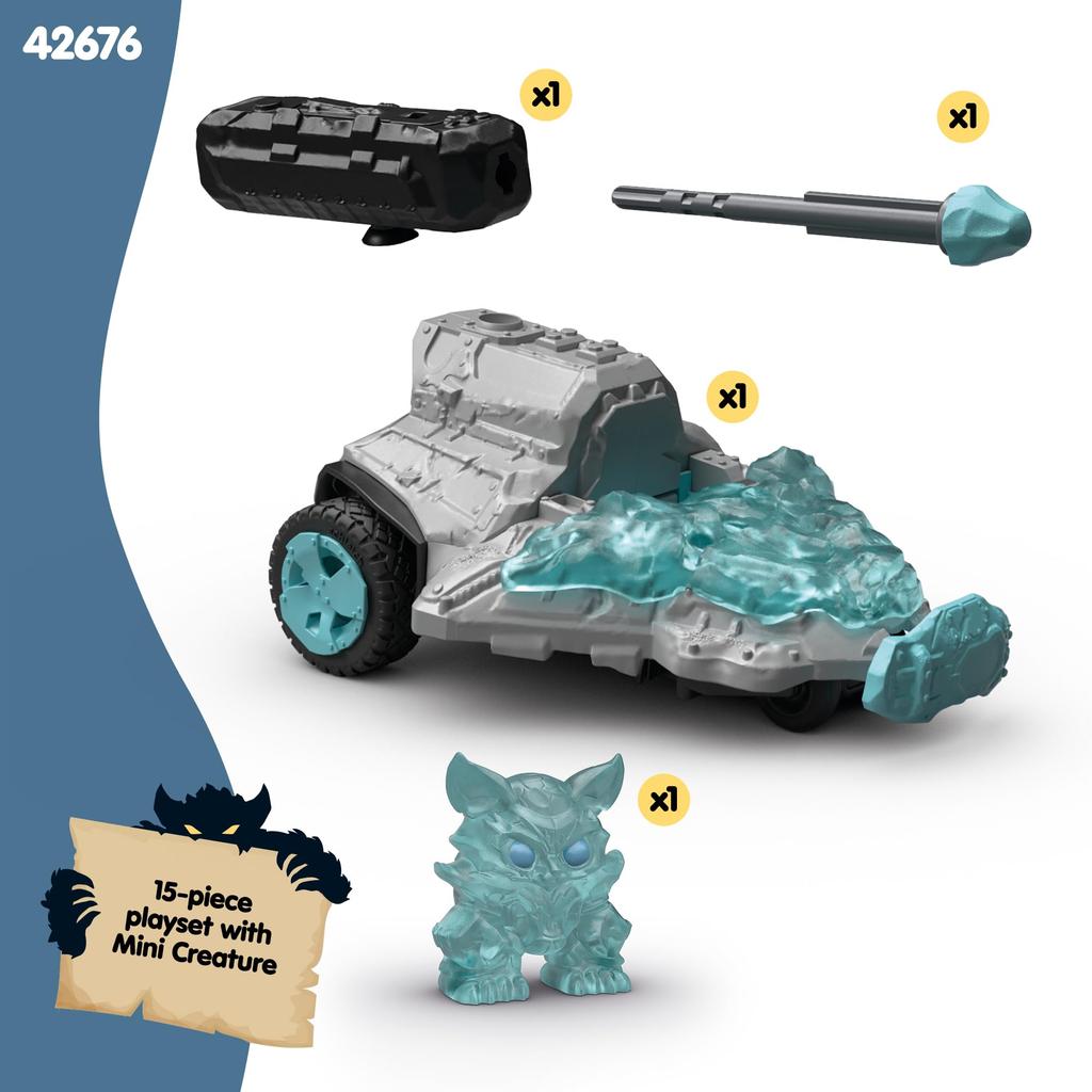 Schleich Eldorado Ice Jet Vehicle Ages Realistic Gimmick Toy 42664 Playset, 6+,