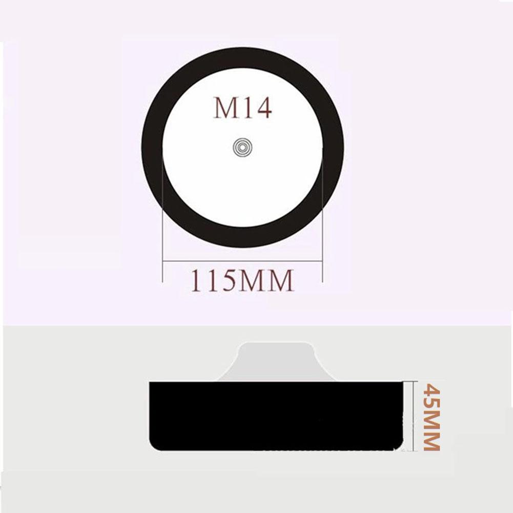 For Car Polishing Sponge Heads Replacement Accessories Black Buffing Wheel Sponge Foam Standard Compounding 1pcs For Car