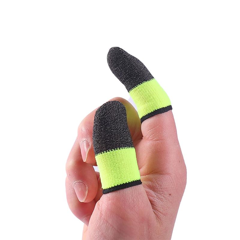 2 Stück Anti-Rutsch-Fingerlinge Atmungsaktiv Silberfaser Anti-Rutsch Spiel Leitfähig Unterhaltungselektronik Must Have Spiel Fingerlinge