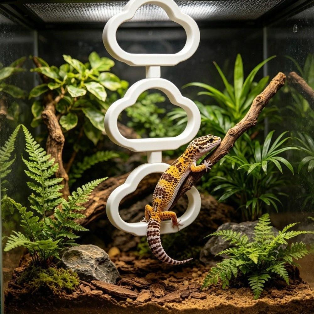 Magnetic Hanging Reptile Climbing Ring Plastic Climbing Hoop Chain Snake Climbing Toys