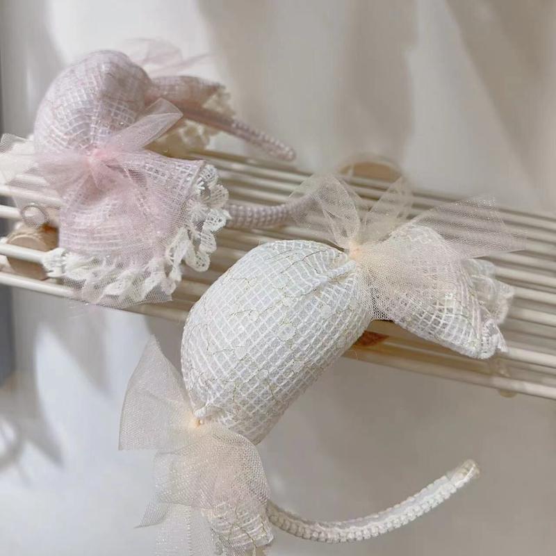 French Retro Princess Lace Pearl Lolita Headband & Hair Accessories
