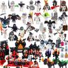 MOC Halloween Building Blocks Skeleton Army Knight Figures Flame Horse Medieval Vampire Furniture Assembly DIY Bricks Toys Gifts