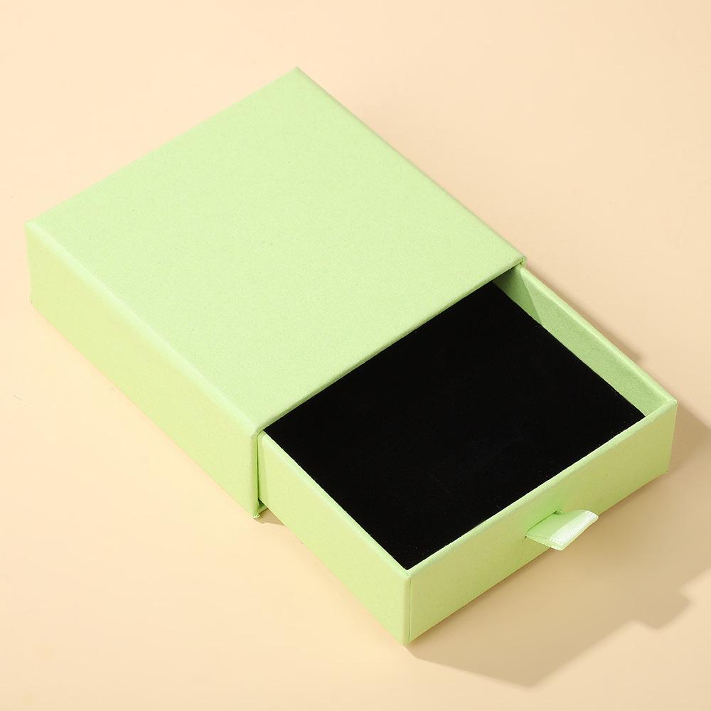 Rectangular Hard Cardboard Jewelry Box for Necklace, Ring, or Bracelet Gift Packaging