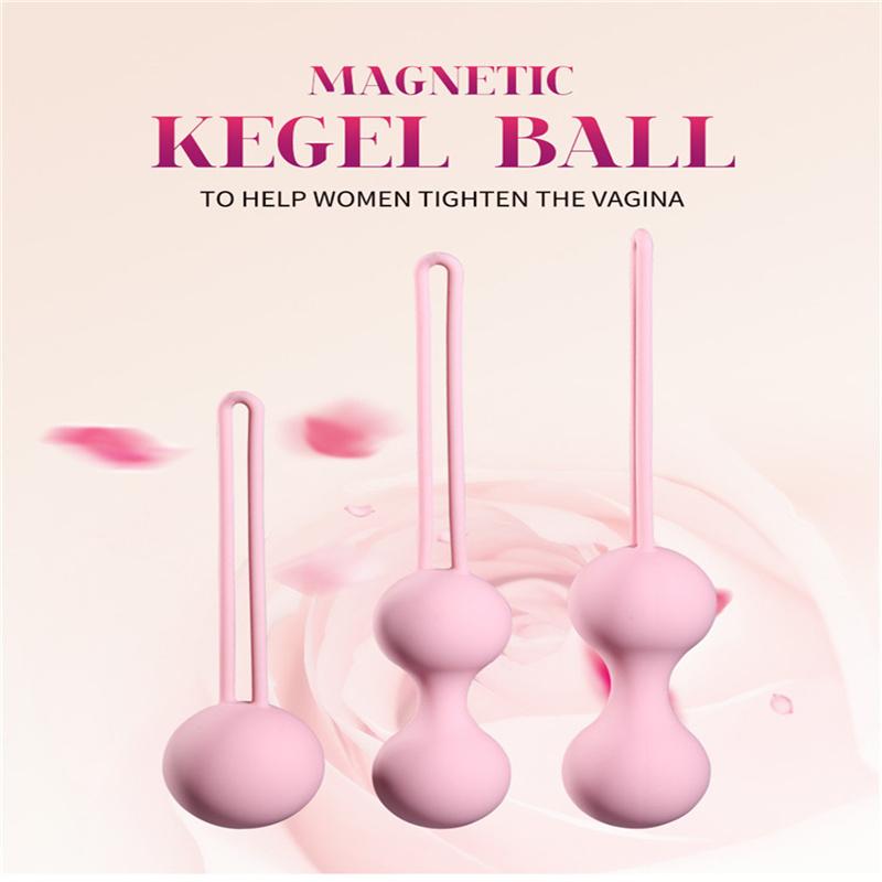 Medical Silicone Kegel Balls Exercise Tightening Device Balls Safe Ben Wa Ball for Women Vaginal Massager Adult Toy No Vibrator