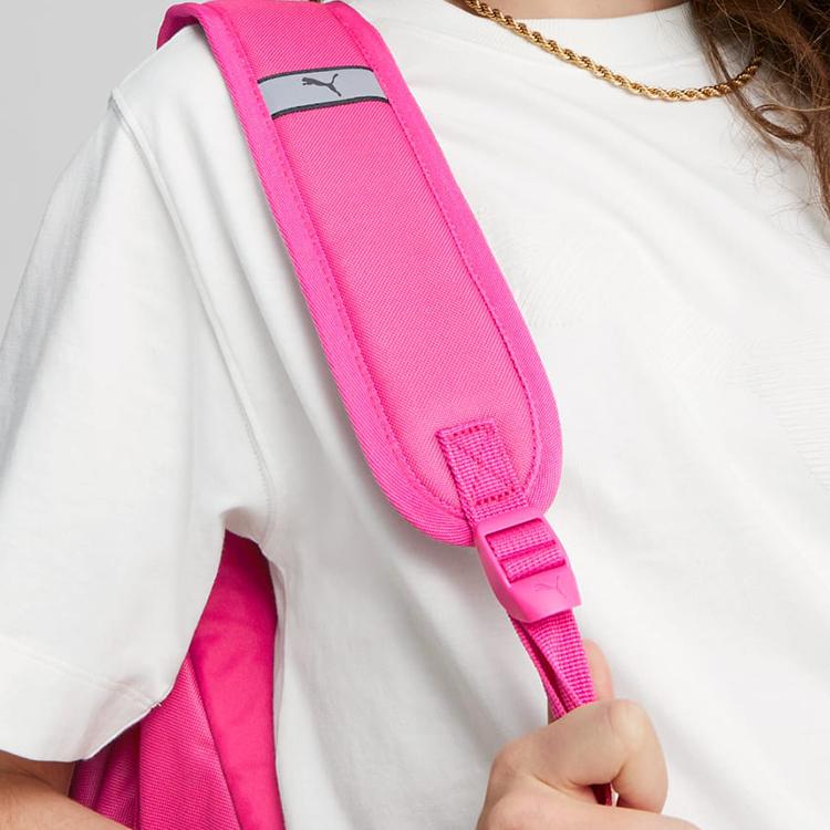 New PUMA Polyester Backpack Regular Women's Bright Pink 075487-63