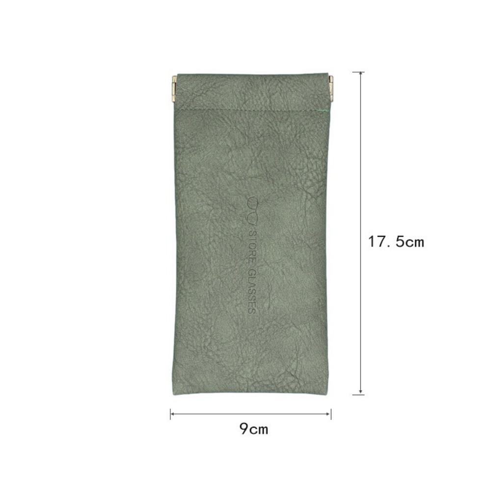 PU Leather Soft Eyeglass Case Protective Cover, Portable Sunglasses Box, Squeezable Eyeglass Bag for Both Men and Women, Availab