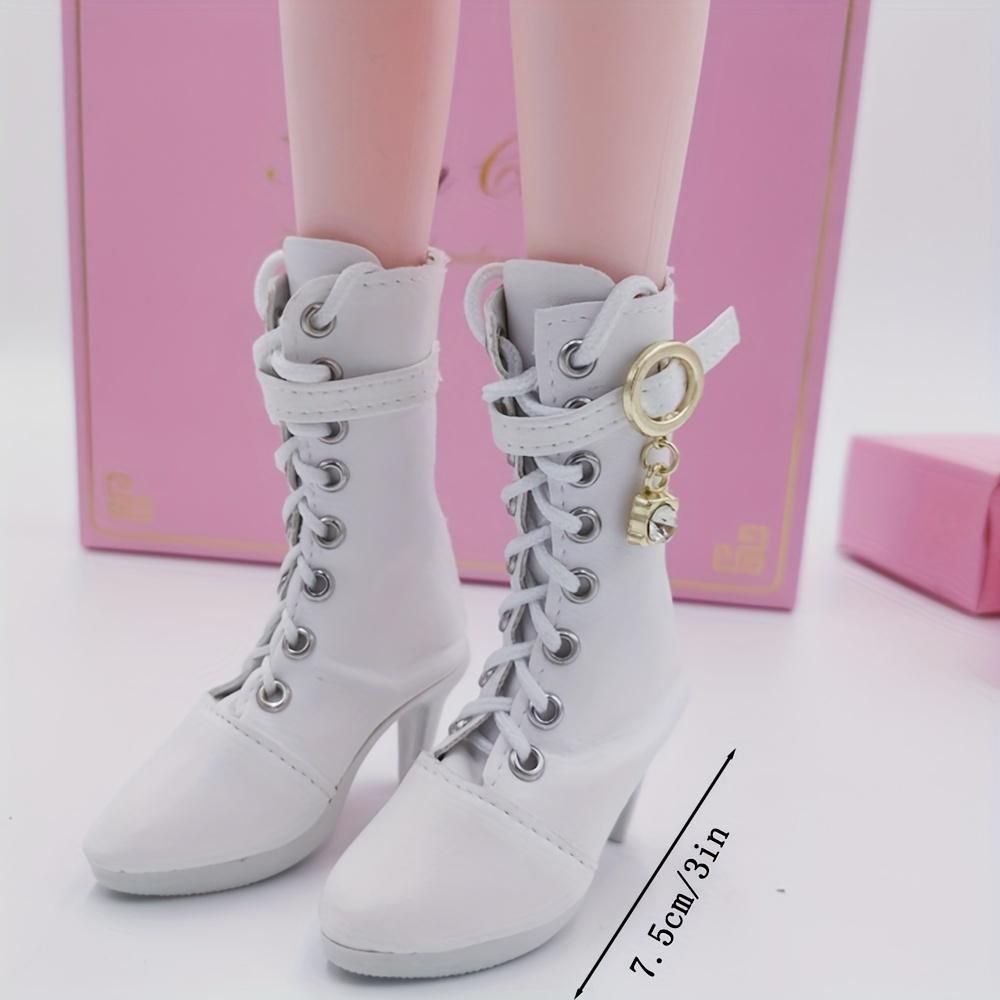 Decorative BJD Doll Shoes PU Pointed Heel 1 Pair for 1/3 Dolls Cloths Accessories