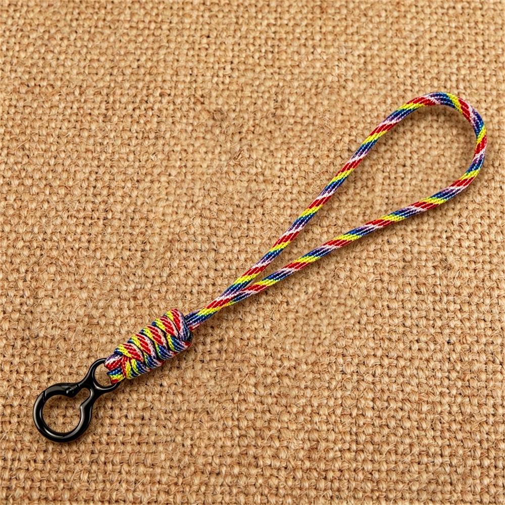 Outdoor Paracord Keychain With Trigger Snap Hook Hand-Woven Survival Camping Hiking Accessories For Car Keys Backpack Edc Gear