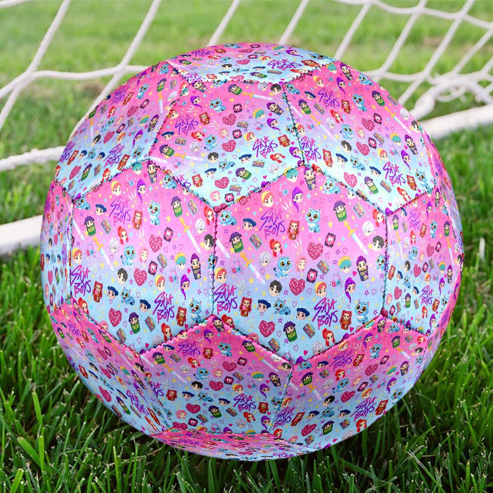 K-pop Size 5 Football Machine Sewn Indoor/Outdoor Training and Matches for Football Accessories Birthday/Christmas Wedding Party Gift