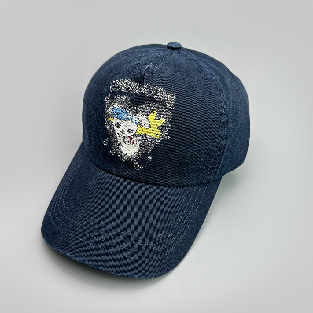 Design Cartoon Pattern Printed Baseball Cap Men'S And Women'S Sunshade Fun Cute Casual Cap