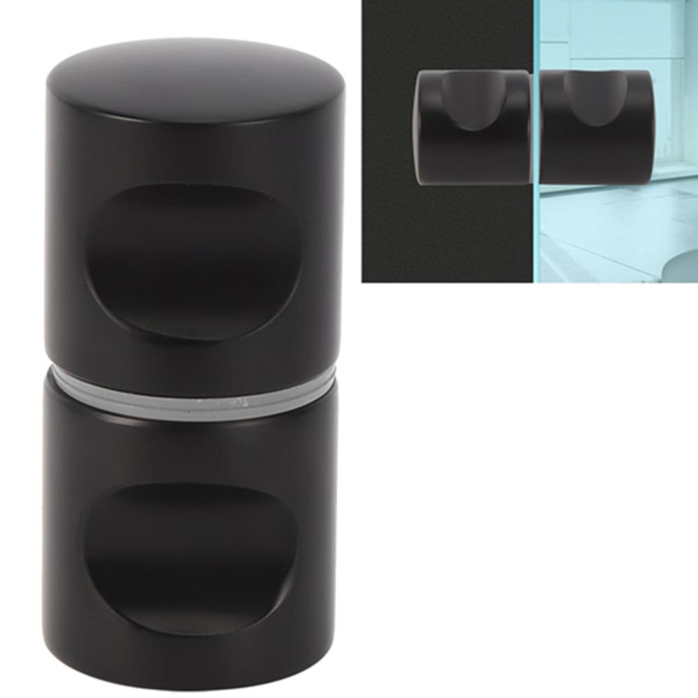 Stainless Steel Glass Door Handle Single Hole Pull Knob Handle Shower Door Handle Home Bathroom