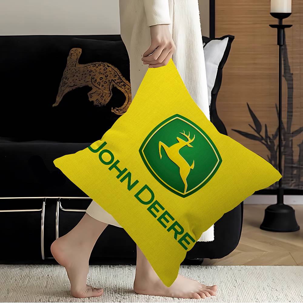 J-John-Logo-Deeres Cuscino Anime Regalo Decorazione Casa Ufficio Cuscino Camera da Letto Divano Copricuscino Auto Custodia Cuscino