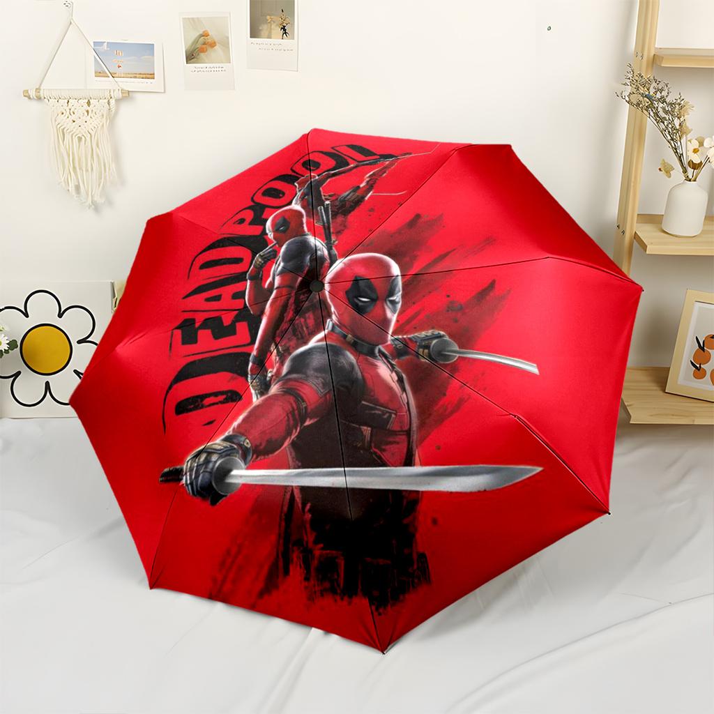 Spider-man Web Art Compact Travel Automatic Umbrella Compact & Durable 8-Rib Design Foldable Design for Outdoor Daily Use Outdoor Accessory