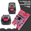 For Makita 21V Lithium-Ion Battery - Balanced Protection Board With Temp Control LED Power Display Full Kit For Power Tools