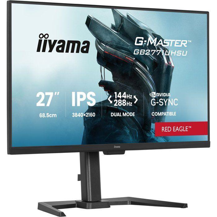 Ecran PC Gamer - IIYAMA - 27 - 144Hz - Dalle Fast IPS - 0,8ms - GB2771UHSU-B1