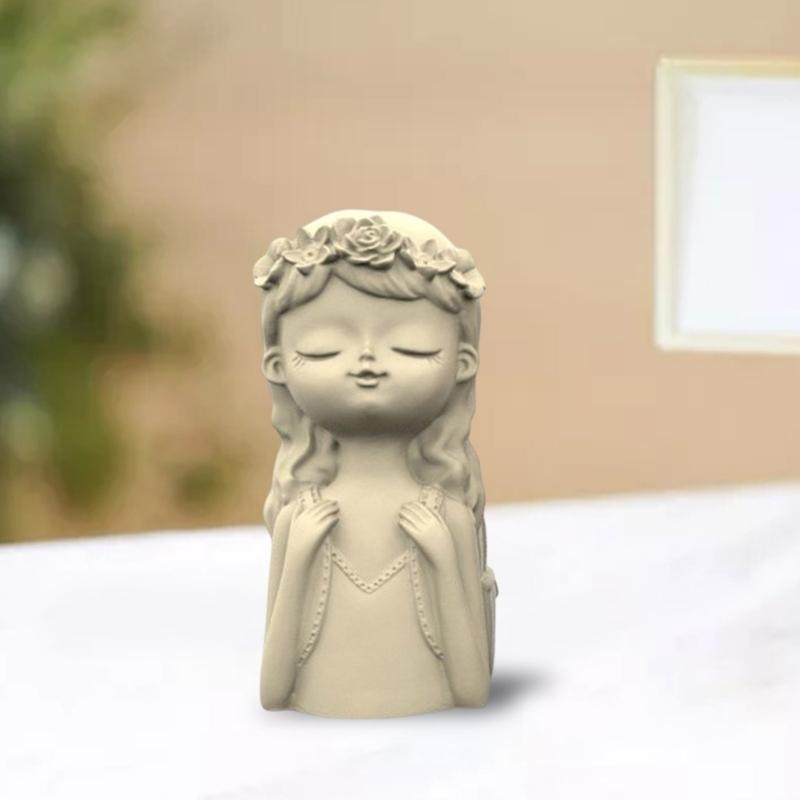 Succulents Flower Pot Resin Silicone Mold Suitable for Diy Garden Concrete Flower Pot Candle Holder Crafts Home Decor