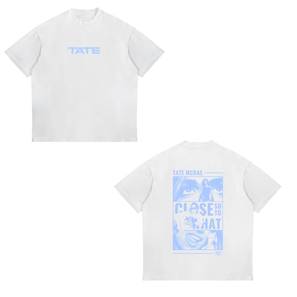 Tate McRae Think Later Tshirts Pop Singer 2025 Tour Merch Crewneck Short Sleeve Tee Unisexs Women Streetwear Fashion Clothes Tops