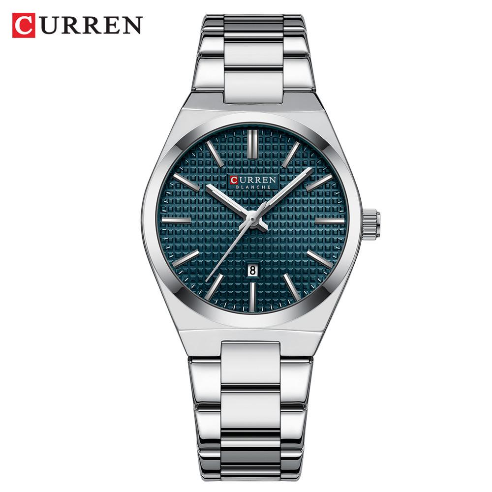 CURREN 8439 Women s Waterproof Quartz Watch with Steel Band and Calendar