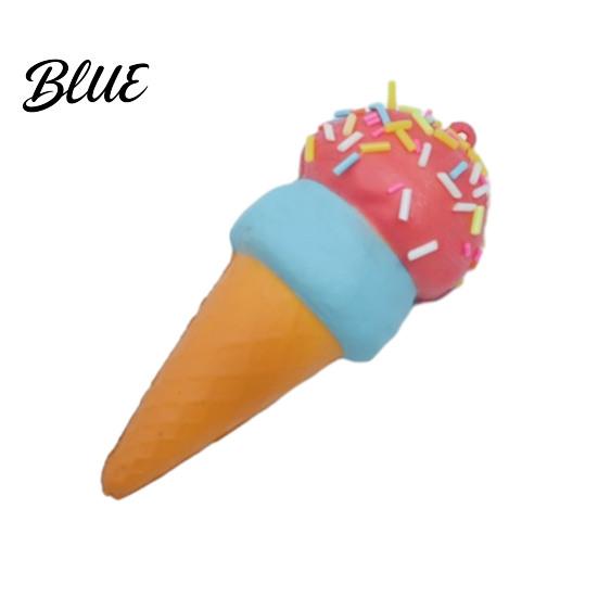 Ice Cream Squeeze Ball Cone Toy Simulated Fidget Slow Portable Stress Reliever Rebound Anxiety Relief Soft Stretch Sensory Calming Desk