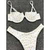Underwired V-Bar Bikinis 2026 Polka Dot Bikini Women Swimsuit Female Swimwear Two Pieces Bikini Set Push Up Bathing Suit Swim