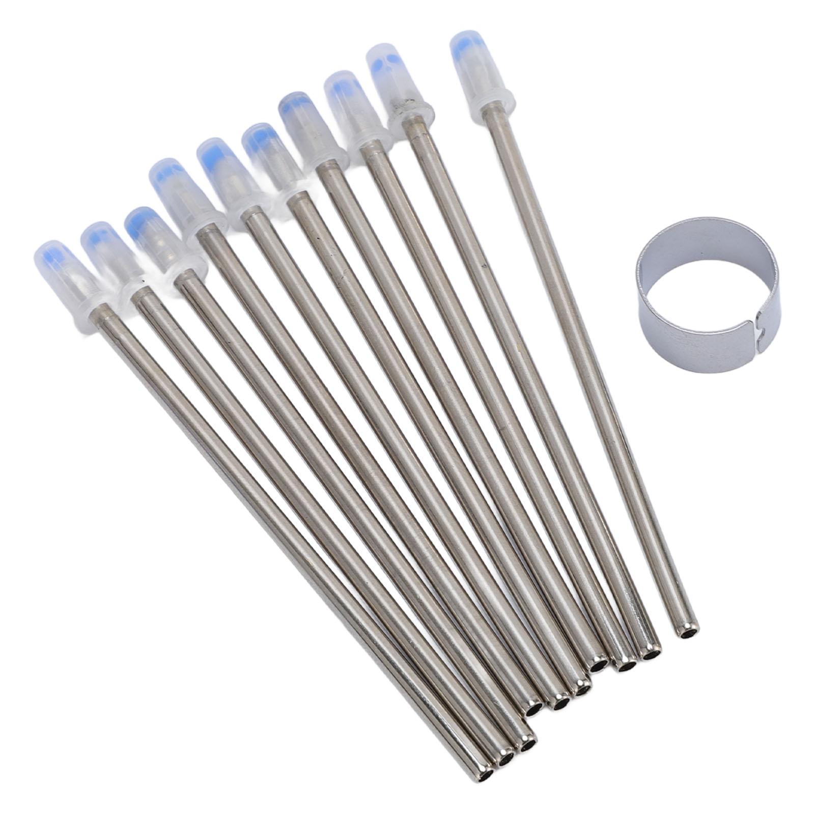 

10 шт. Стержни для шариковых ручек D1 Металлические 0,5 мм Ультратонкие На масляной основе Сменные наконечники для шариковых ручек