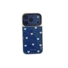Denim Heart Flower Protective Case for iPhone 13-17 Pro/Pro Max