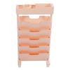 5 Tier Book Rack Multifunctional Removable Bookcase Multilayer Storage Rack for Dormitory   Classroom