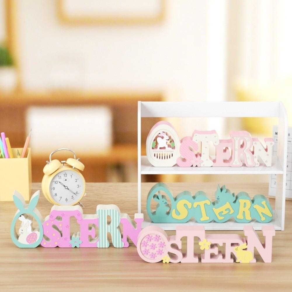 Flexibles Osterbuchstaben-Ornament Antihaft-Hasen-Eierform Hasen-Zementform Feiertagsdekoration