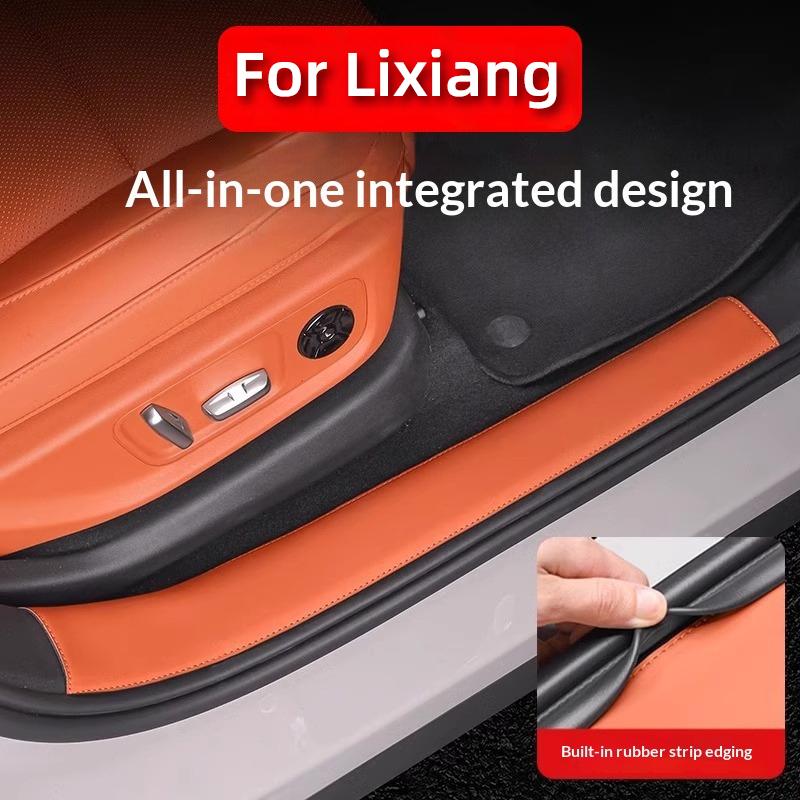 For Li L6 L7 L8 L9 2025 2024 Lixiang Car Door Sill Leather Pad