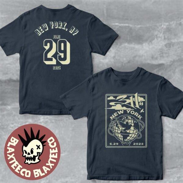 

311 Band New York 2025 Event Tee For NYC At The Rooftop At Pier 17 On June 29 Unisex T-Shirt XXXXL