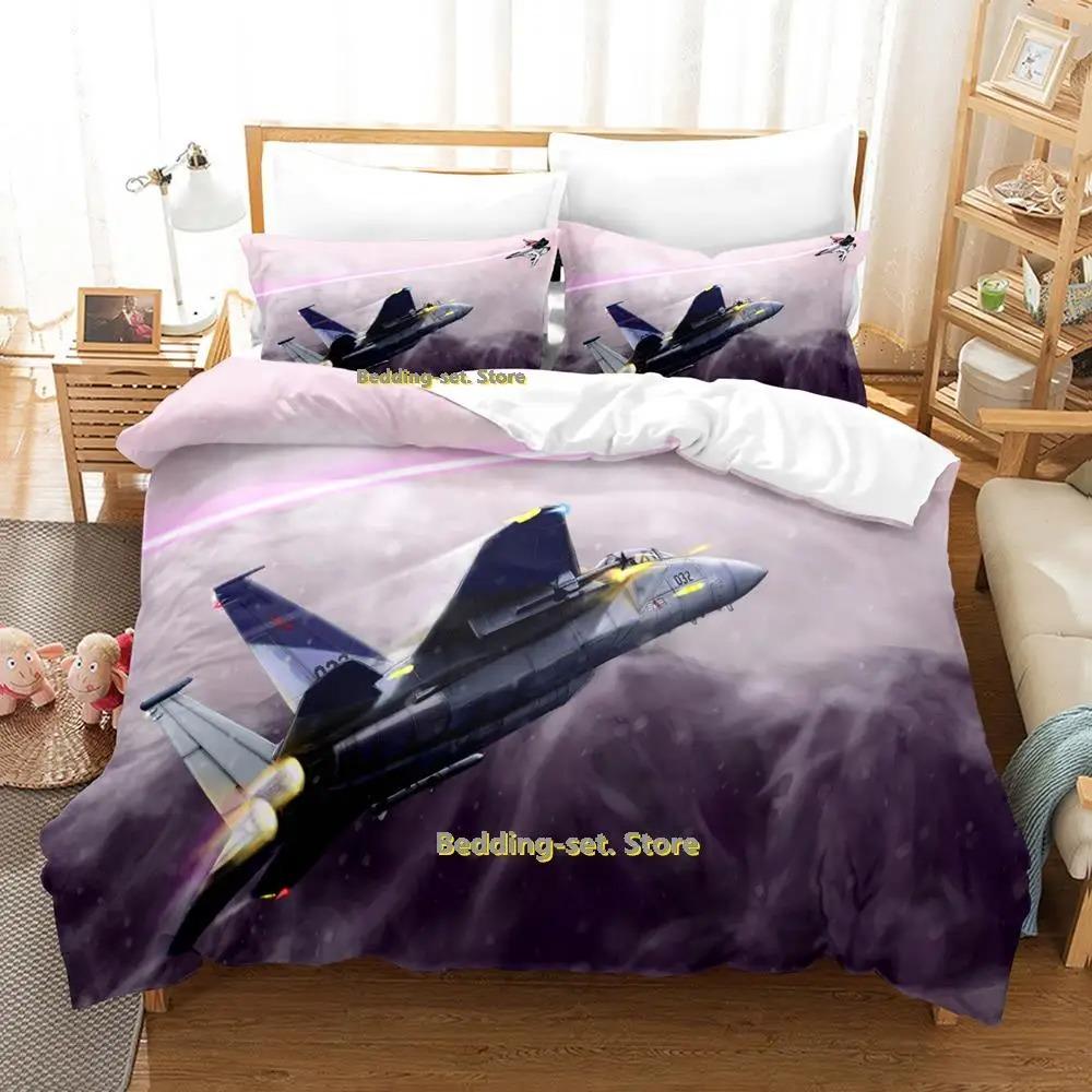 Spiel Ace Combat Bettwäscheset Einzelbett Twin Full Queen King Size Bettset Erwachsener Kind Schlafzimmer Bettbezugsets camas dormitorio