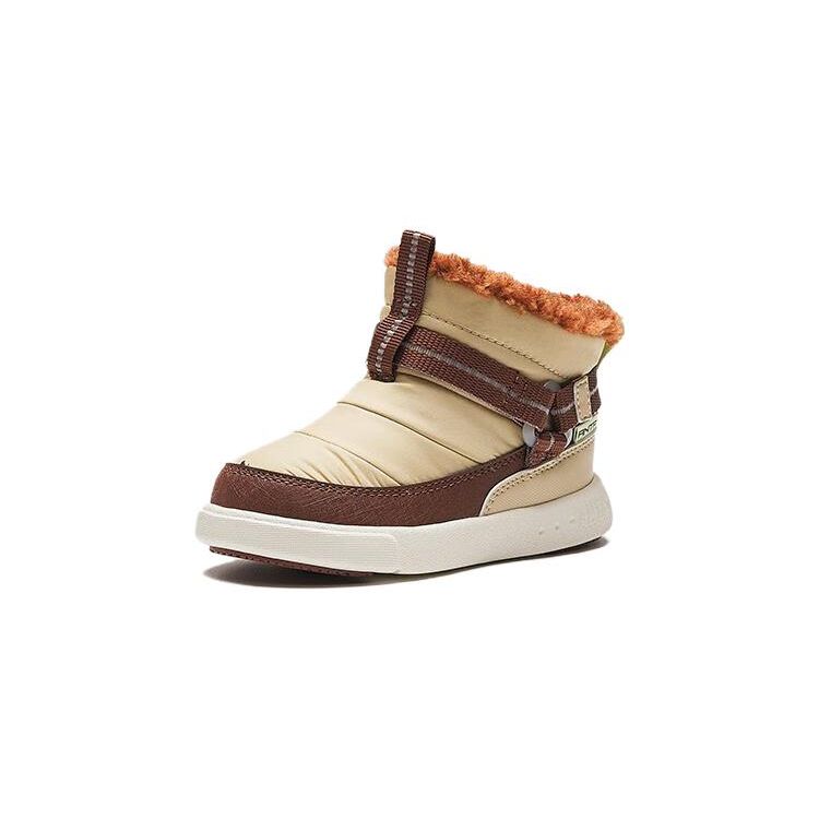 Anta Kids Versatile Daily Shock Absorbing Wear Resistant High Top Walking Shoes Baby Shoes Brown A312340066-2