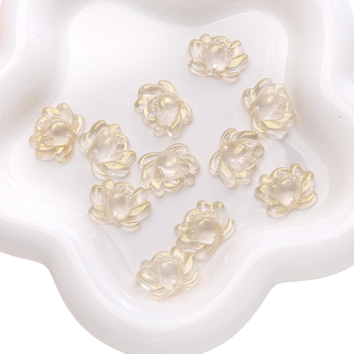 

21x16 мм 5 шт./пакет Стеклянные бусины лотоса с двойным отверстием DIY браслет ожерелье серьги ювелирные изделия аксессуары 21x16mm 5pcs/bag