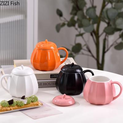 300ML Office Water Cup Afternoon Tea Milk Coffee Cup Creative Ceramic Drinking Set Nordic Home Breakfast Mug Friend Gift