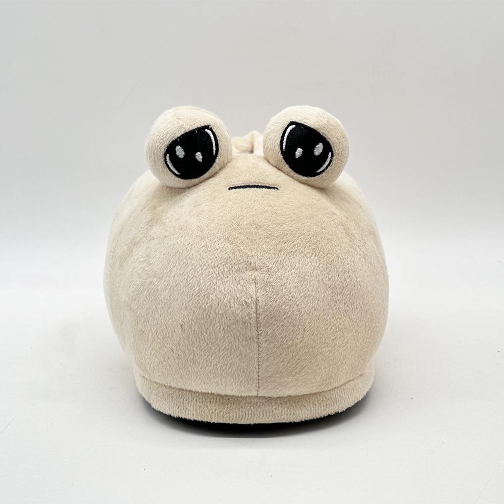 Alien Pou Plush Cartoon Pillow with Big Eyes - Cute & Funny 3D Doll