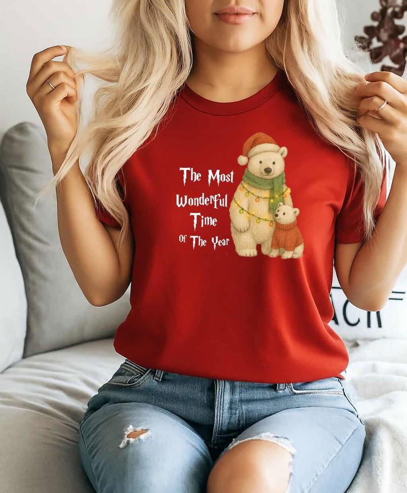 

Рождественская футболка Новинка Смешной Санта Олень Рождественский Подарок Топ, Малыш Медвежонок S